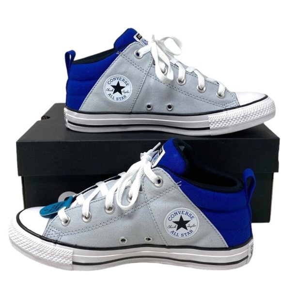 Converse Shoes - Converse Ctas Axel Mid Shoes Sneakers Skate Kid Women Casual Gray Canvas A03607F